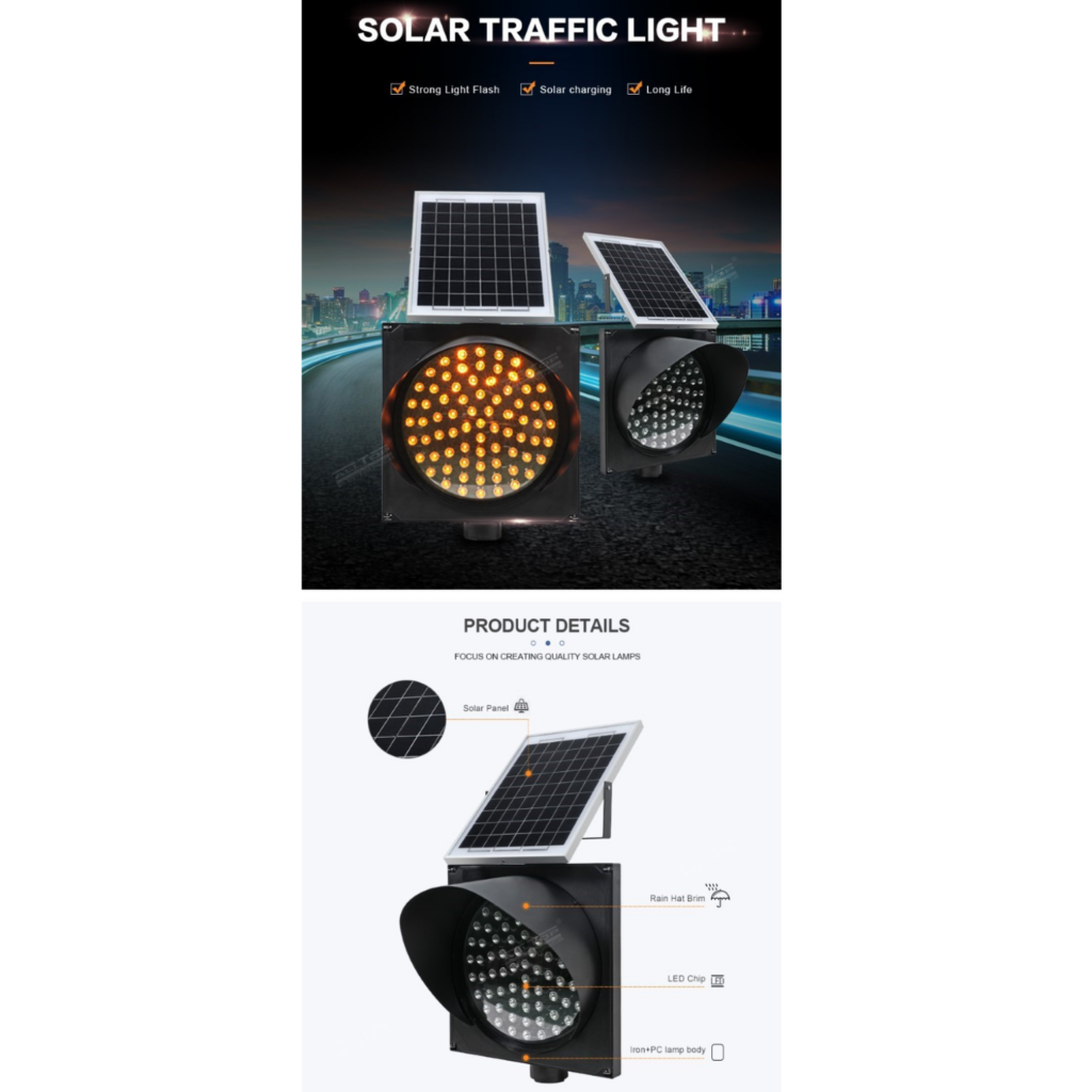 Prometna Solarna LED Signalizacija